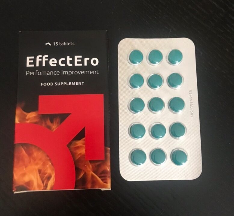 Foto de tabletas para mellorar a libido EffectEro, experiencia de aplicación